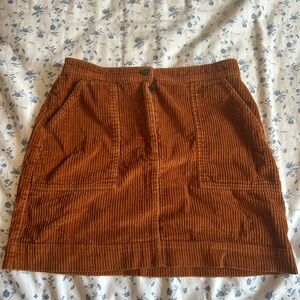 GAP corduroy above-knee skirt